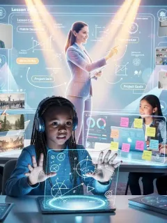 Future of remote learning in 2026 US schools with holographic interfaces