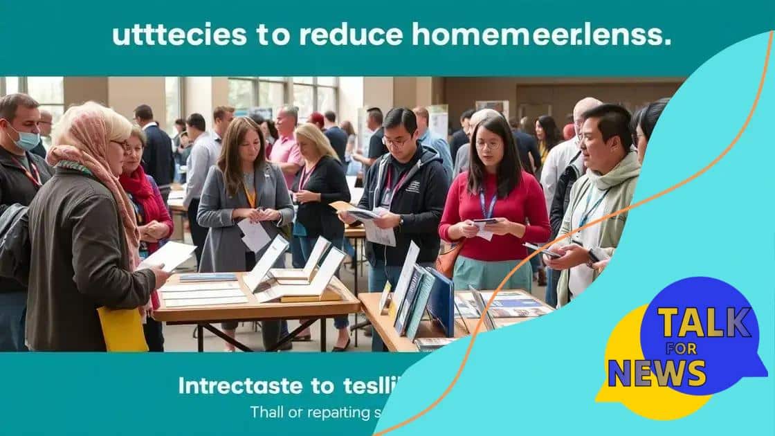 Community partnerships to reduce homelessness