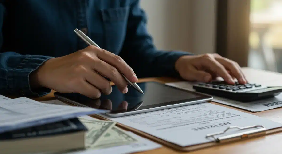Person meticulously filling out a digital FAFSA form, emphasizing the importance of accuracy in financial aid applications.