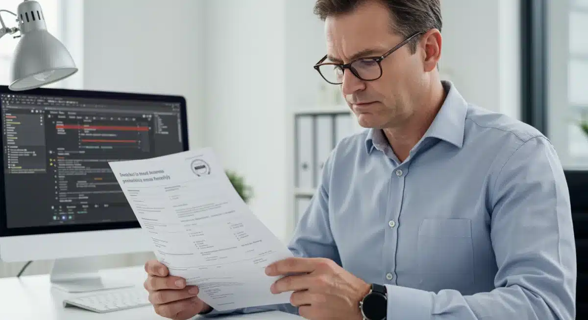 Person reviewing official disability benefit guidelines