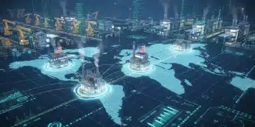 Global supply chain network with resilient US manufacturing hubs 2026