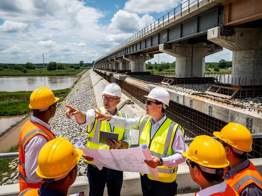 Resilient infrastructure construction for extreme weather protection.