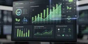 Digital dashboard displaying ESG metrics and 2026 calendar, representing new regulatory compliance.