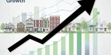 Graphic showing a 5% increase in national median home prices projected for 2026, illustrating upward Housing Market Trends.